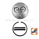 Поршень в сборе UNITED PARTS для бензопил 45 куб.см. Ø43мм (4500)