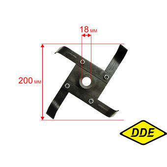 Нож для культиватора DDE ET1200 № 2 (60096-0038)