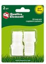 Штуцер для шланга QUATTRO ELEMENTI внеш. резьба  3/4" - "ёлочка" 19 мм, 2шт, пластик (771-886)