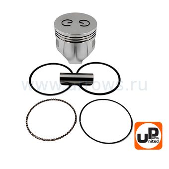 Поршень в сборе UNITED PARTS 182F, GX340 Ø82мм (кольцо 2,0мм)