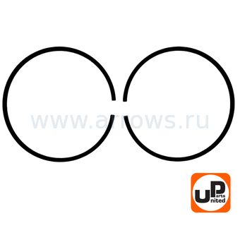 Кольцо поршневое UNITED PARTS Ø56мм, 1,5мм, компл 2шт, для HUSQVARNA K960/970 (аналог 5032890-2)