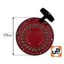 Стартер ручной UNITED PARTS для двигателя LONCIN 168/170F, HONDA GX160/GX200, круглые метал. собачки