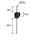 Редуктор газонокосилки DDE LM51-60D/DE/DH ось 490мм, шкив Ø60мм --> 915-021-050