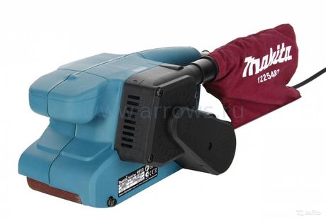 Шлифмашина ленточная MAKITA 9910K (650 Вт, лента 457x76мм, 2,7кг, кейс) (9910K)