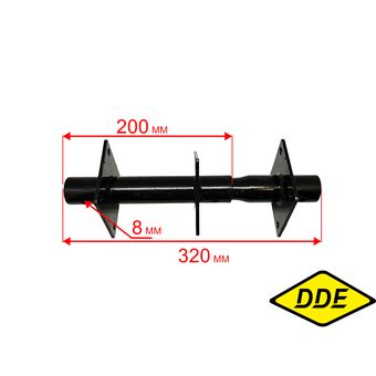 Держатель DDE Мустанг2/3 ножей , цилиндр ,2 части (HSD1G80B.761110)