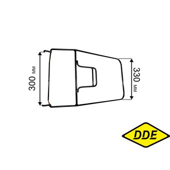 Травосборник г/к DDE - рамка WYZ18 ("г"-образный зацеп) -->1822071 (1806100)
