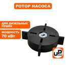 Ротор насоса в сборе UNITED PARTS для дизельных пушек 70кВт, Ø53,8×15,8мм (TK8-007-027, Корея)