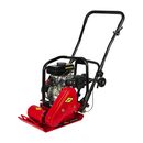 Виброплита DDE VP55-CK (дв. Loncin, 2,8 л.с., плита 430×310 мм, до 250 кв. м/час, 58 кг, гл. упл. 20 см, колеса)