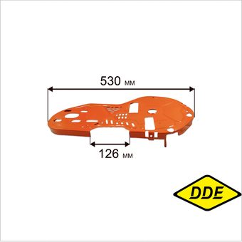 Кожух ремня DDE V 600 II - 65HPR " Мустанг-2M " внутренний  (2.04.06.031200)