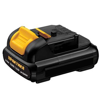 Аккумулятор для DeWALT ПРАКТИКА 10.8В, 1.5Ач,  Li-Ion, Слайдер, коробка (790-281)