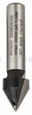 Фреза для фрезерных машин пазовая V-образная BOSCH 11/60/8 мм (1 шт.) коробка (2608628406)